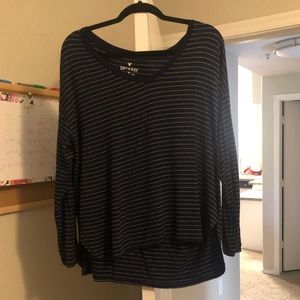 Navy blue stripped long sleeve